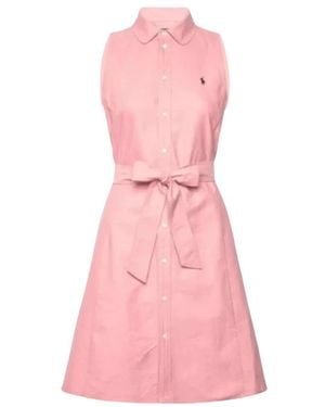 Ralph Lauren Shirt Dresses - Pink