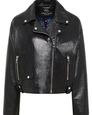 carlo colucci Leather Jackets - Black