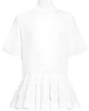 Alaïa Rollkragenpullover - Weiß