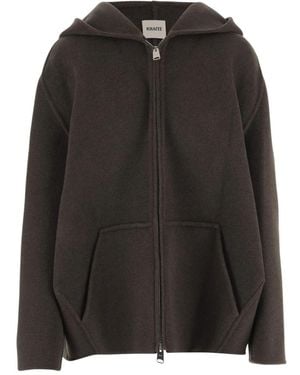 KHAITE Zip-Throughs - Black