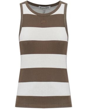 Munthe Tezza Top - Grijs