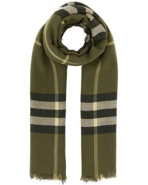 Burberry Winter Scarves - Green