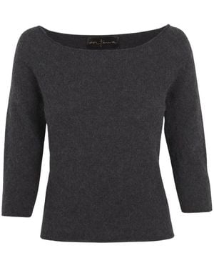 Cortana Round-Neck Knitwear - Black