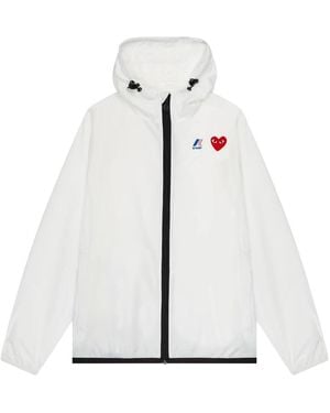 Comme des Garçons Rain Jackets - White