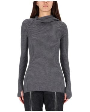 Jean Paul Gaultier Round-Neck Knitwear - Gris