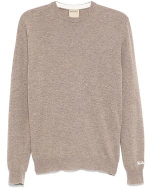 Woolrich Round-Neck Knitwear - Grey