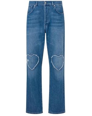Moschino Straight Jeans - Bleu