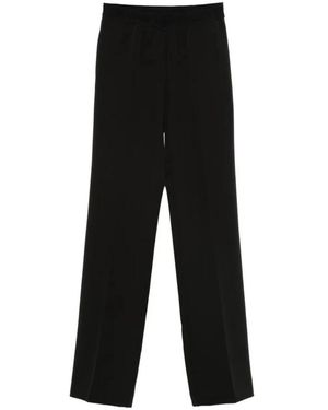 Ermanno Scervino Broeken ,Zwart ,Wide Broeken