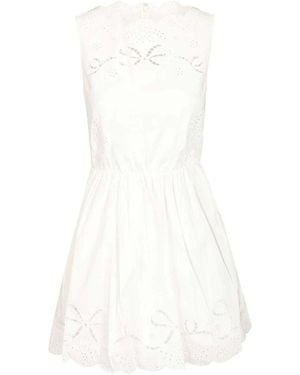 Self-Portrait Short Dresses - Blanc