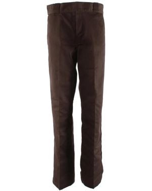 Dickies Straight Trousers - Brown
