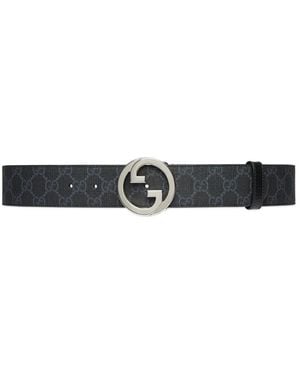 Gucci Accessoires ,Zwart ,Leer Blondie Riem