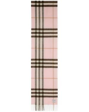 Burberry Accessoires ,Roze ,Kasjmier Giant Check Sjaal