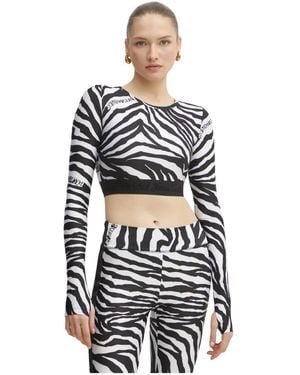 Versace Jeans Couture Long Sleeve Tops - Noir