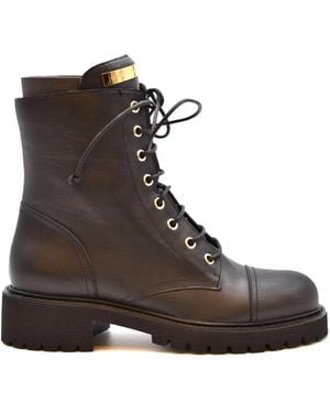 Giuseppe Zanotti Lace-Up Boots - Brown