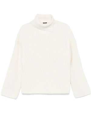 JOSEPH Truien & Vesten ,Wit ,Wol Turtleneck Sweater