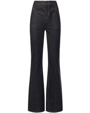 Self-Portrait Flared Jeans - Blauw