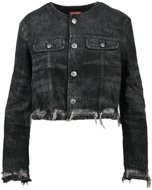 DIESEL Denim Jackets - Negro