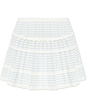 LoveShackFancy Short Skirts - Blanco