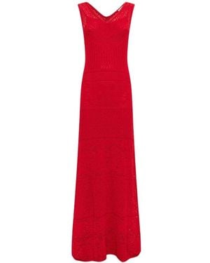 Blugirl Blumarine Maxi Dresses - Red