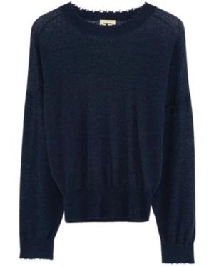 Bellerose Jersey Oversize Sweater - Blauw