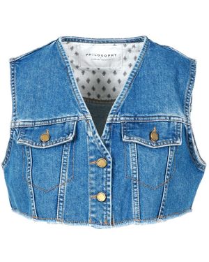 Philosophy Di Lorenzo Serafini Vests - Blauw