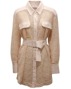 Marella Shirt Dresses - Natural