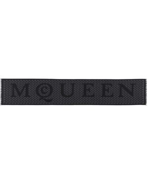 McQueen Winter Scarves - Blue