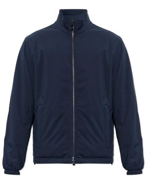 Paul & Shark Jassen ,Blauw ,Leer Typhoon Platinum Reversible Jacket
