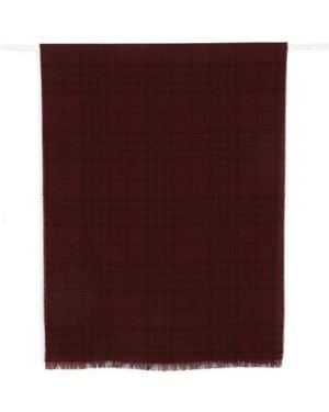 Destin Accessoires ,Bruin ,Wol Labra Stola 70X 180 Cm - Paars