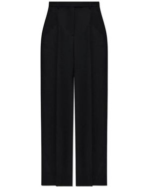 McQueen Wolbroek Met Persvouwen - Zwart