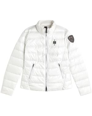 Blauer Jassen ,Wit ,Nylon Vale Down Jacket