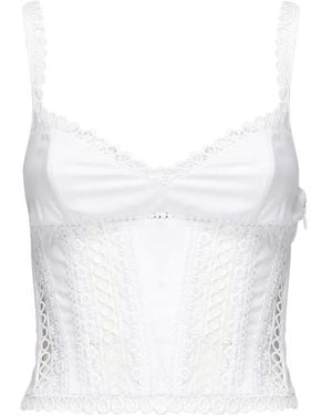 Charo Ruiz Sleeveless Tops - White
