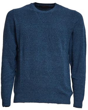 Zanone Maglia Girocollo - Blauw