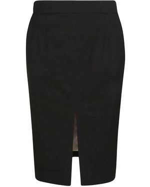 True Royal Pencil Skirts - Black
