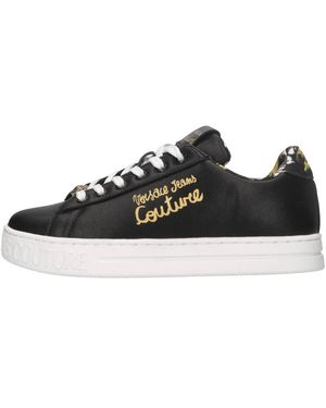 Versace Jeans Couture Schoenen ,Zwart ,Leer Couture 88 Sneakers
