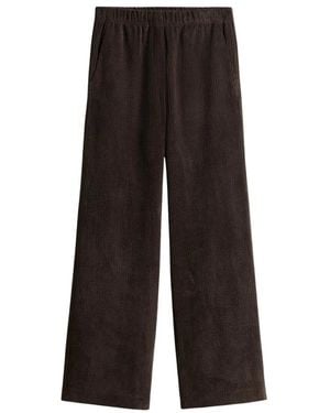 Opus Mileni Cord-Hose Mit Weitem Bein - Braun