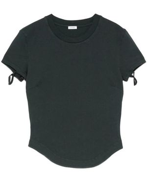 Covert T-Shirt Mit Schleifendetail Und Abgerundetem Saum - Grün
