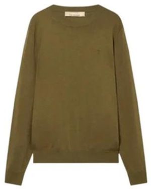 Trussardi Rundhals-Pullover Aus Viskose-Mischung - Grün
