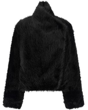 BB COUTURE Faux Fur & Shearling Jackets - Black