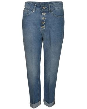 Dondup Jeans ,Blauw ,Cropped Jeans