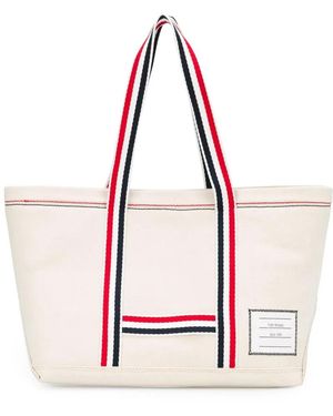 Thom Browne Tote Bags - Rosso