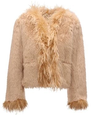PHO® Firenze Faux Fur & Shearling Jackets - Natural