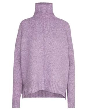 Vanessa Bruno Suéter Suave De Lana Yak Alpaca, Mujer, Talla - Morado