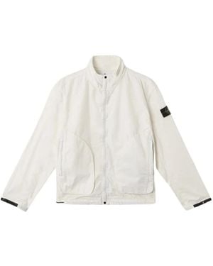 Stone Island Light Jackets - White