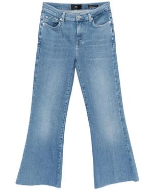7 For All Mankind Flared Jeans - Azul