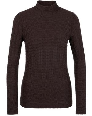 Marc Cain Shirt Aus Viskosestretch - Braun