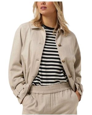 Modström Kurze Trend-Winterjacke - Natur
