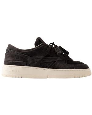 Date Schoenen ,Grijs ,Katoen Torneo Suede - Zwart