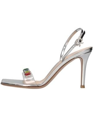 Gianvito Rossi High Heel Sandals - Métallisé