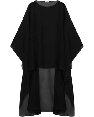 Almala Char Cape - Schwarz